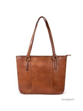 Genuine Leather Tote Shoulder Bag Handbag Purse for Women